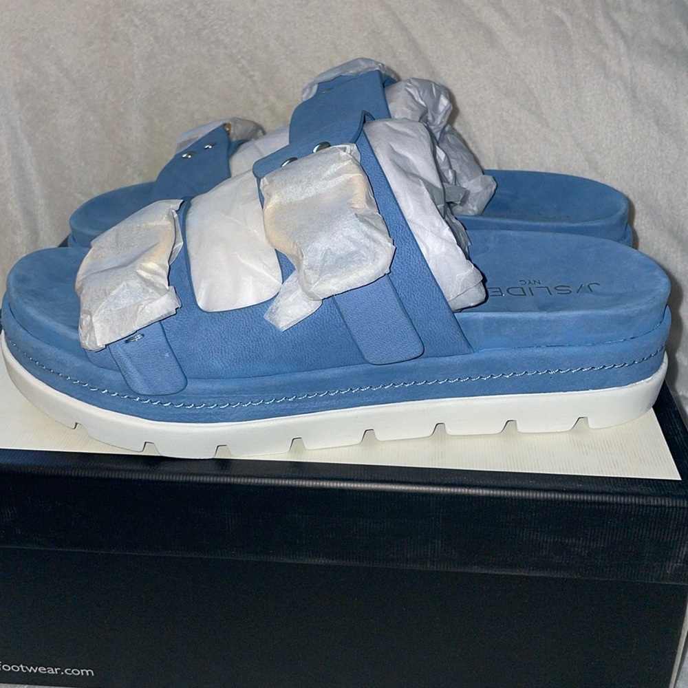 NWT J/SLIDES BAHA Oceana Waxy Nubuck Sandal - Picture 11 of 15